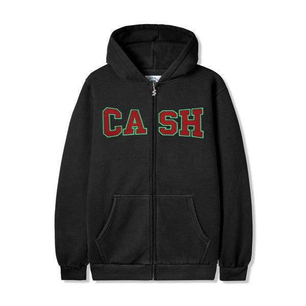 Cash Only Campus Zip-Up Hoody Washed Black-Black Sheep Skate Shop