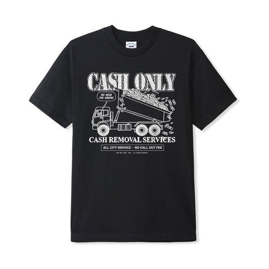 Cash Only Removal T-Shirt Black-Black Sheep Skate Shop