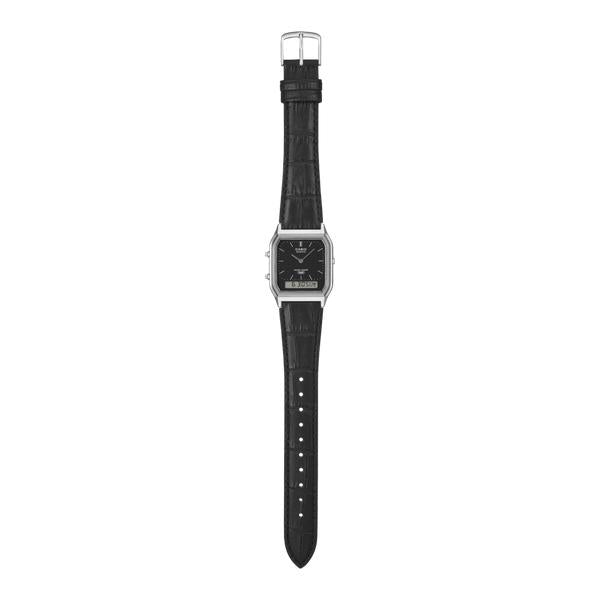 Casio Analog - Digital Vintage Watch AQ230EL-1A Black - Silver-Black Sheep Skate Shop