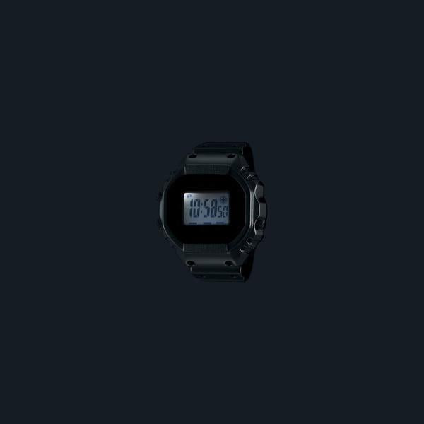 Casio Digital Ring Watch CRW001-1 Silver-Black Sheep Skate Shop
