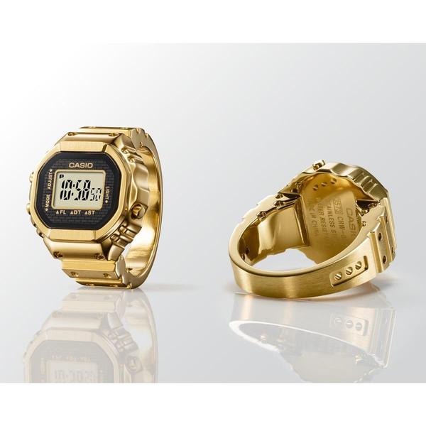 Casio Digital Ring Watch CRW001G-9 Gold-Black Sheep Skate Shop