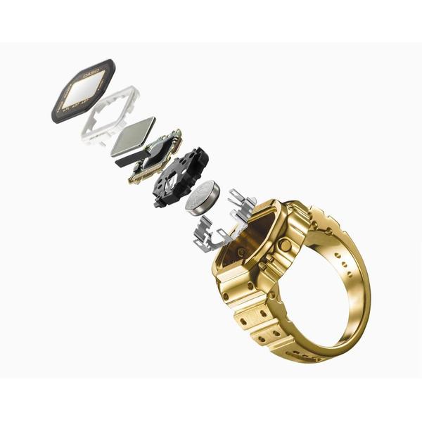 Casio Digital Ring Watch CRW001G-9 Gold-Black Sheep Skate Shop