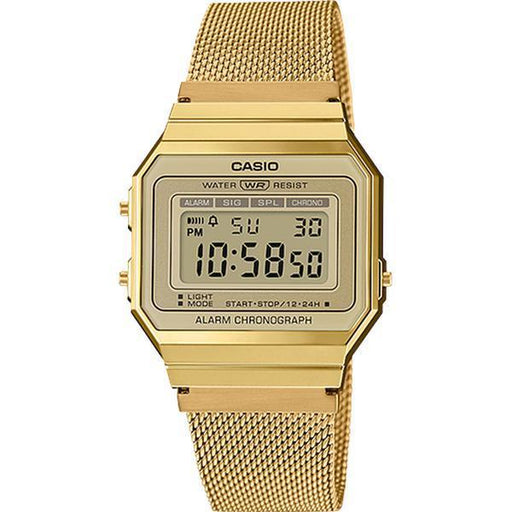 Casio Digital Watch A700WMG-9AVT Gold-Black Sheep Skate Shop