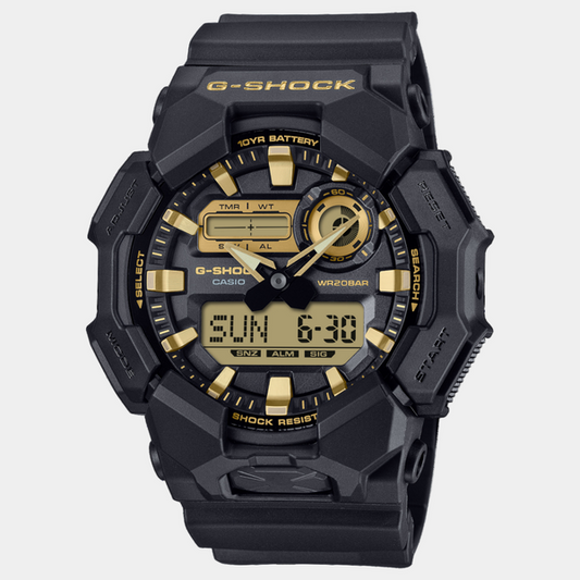 Casio G-Shock Analog-Digital Watch GA010GB-1A9 Black - Gold-Black Sheep Skate Shop