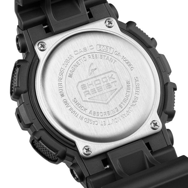 Casio G-Shock Analog-Digital Watch GA100BEG-1A Black - Green-Black Sheep Skate Shop