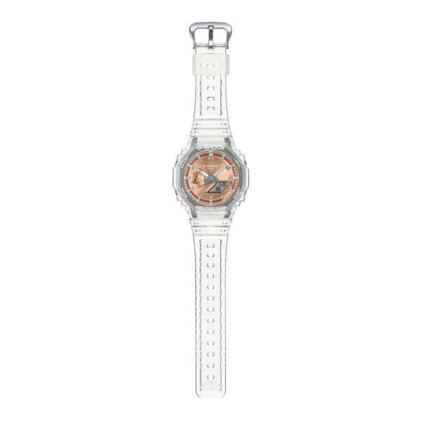 Casio G-Shock Analog-Digital Watch GA2100BM-7A5 Clear - Rose Gold-Black Sheep Skate Shop