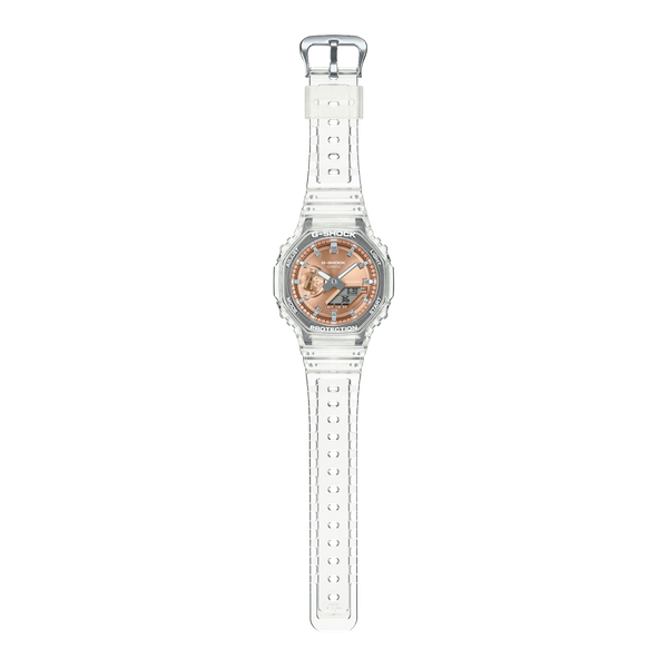 Casio G-Shock Analog-Digital Watch GA2100BM-7A5 Clear - Rose Gold-Black Sheep Skate Shop