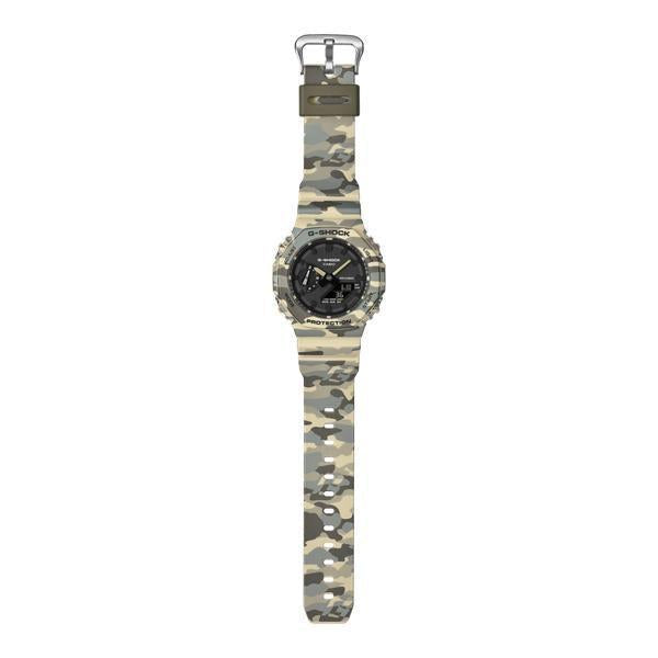 Casio G-Shock Analog-Digital Watch GA2100CM-5A Camo-Black Sheep Skate Shop