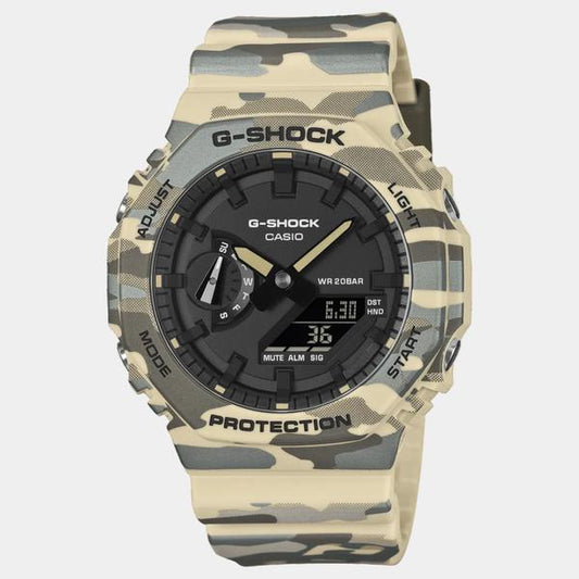 Casio G-Shock Analog-Digital Watch GA2100CM-5A Camo-Black Sheep Skate Shop