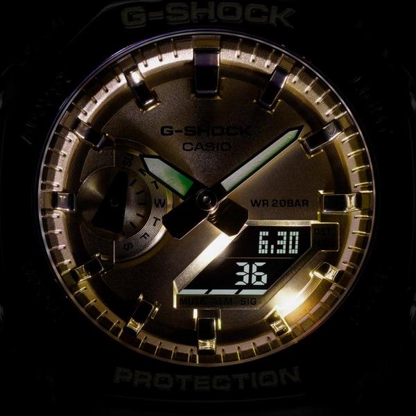 Casio G-Shock Analog-Digital Watch GA2100GB-1A Black - Gold-Black Sheep Skate Shop