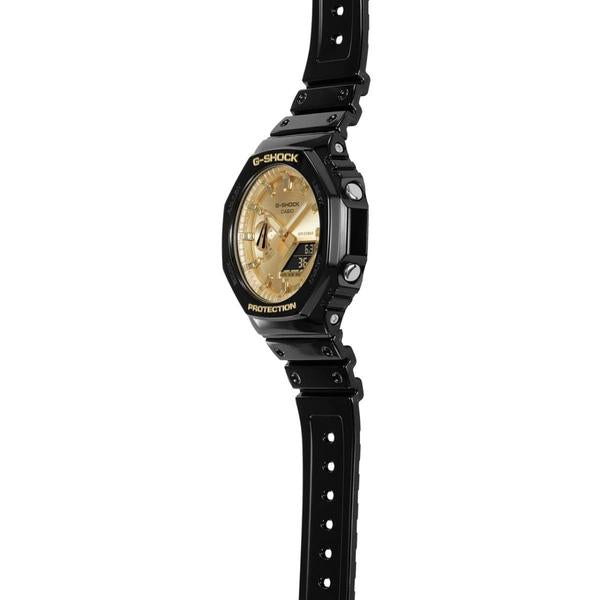 Casio G-Shock Analog-Digital Watch GA2100GB-1A Black - Gold-Black Sheep Skate Shop