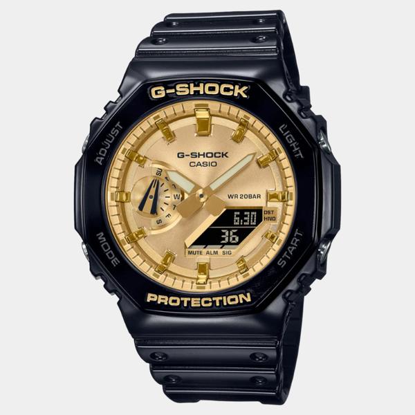 Casio G-Shock Analog-Digital Watch GA2100GB-1A Black - Gold