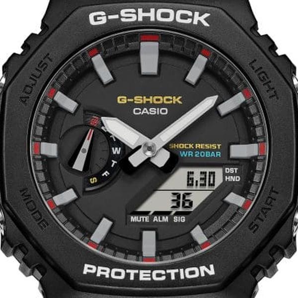 Casio G-Shock Analog-Digital Watch GA2100RL-1A Black - Red-Black Sheep Skate Shop