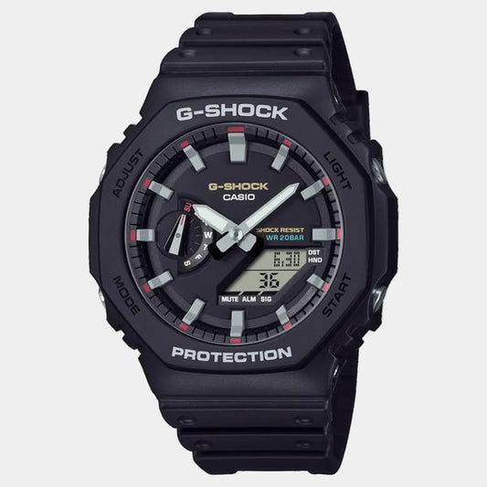 Casio G-Shock Analog-Digital Watch GA2100RL-1A Black - Red-Black Sheep Skate Shop