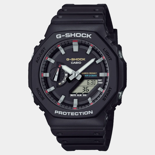Casio G-Shock Analog-Digital Watch GA2100RL-1A Black - Red-Black Sheep Skate Shop
