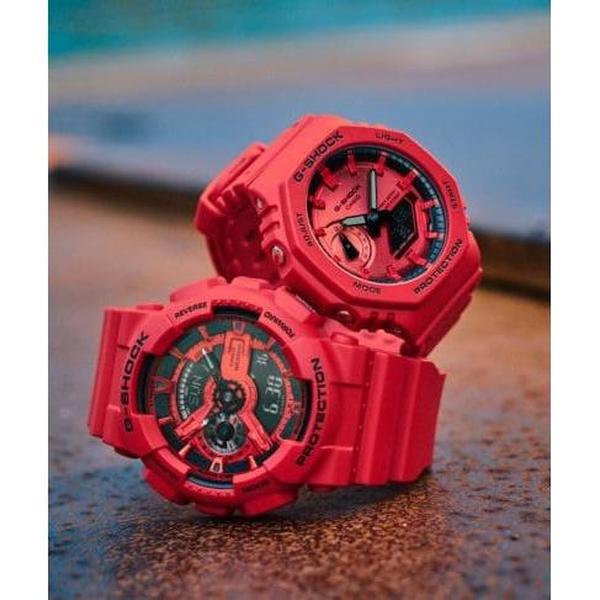 Casio G-Shock Analog-Digital Watch GA2100RRB-4A Red – Black Sheep
