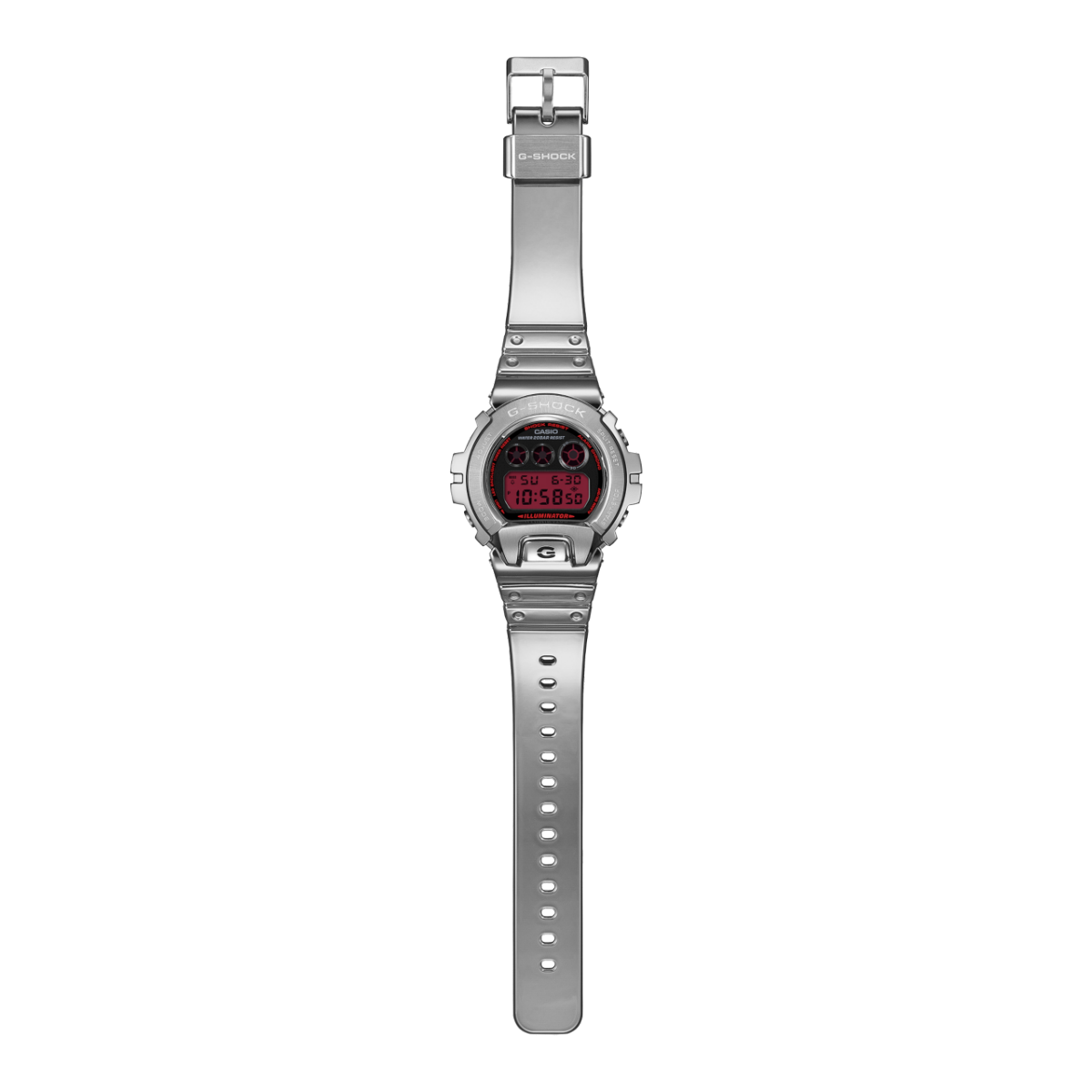 Casio G-Shock Analog-Digital Watch GA6900YRA-8 Silver - Red-Black Sheep Skate Shop
