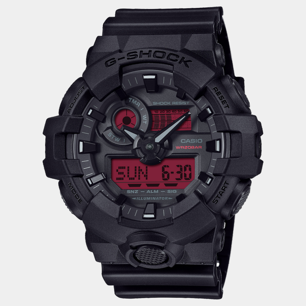 Casio G-Shock Analog-Digital Watch GA700BBR-1A-Black Sheep Skate Shop