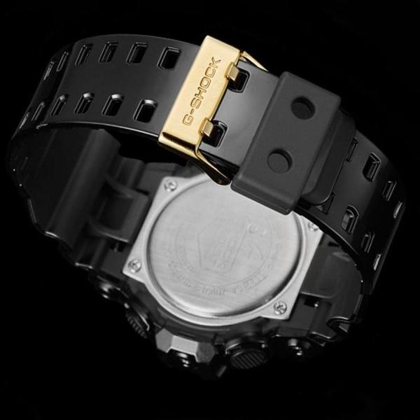 Casio G-Shock Analog-Digital Watch GA710GB-1A Black - Gold-Black Sheep Skate Shop
