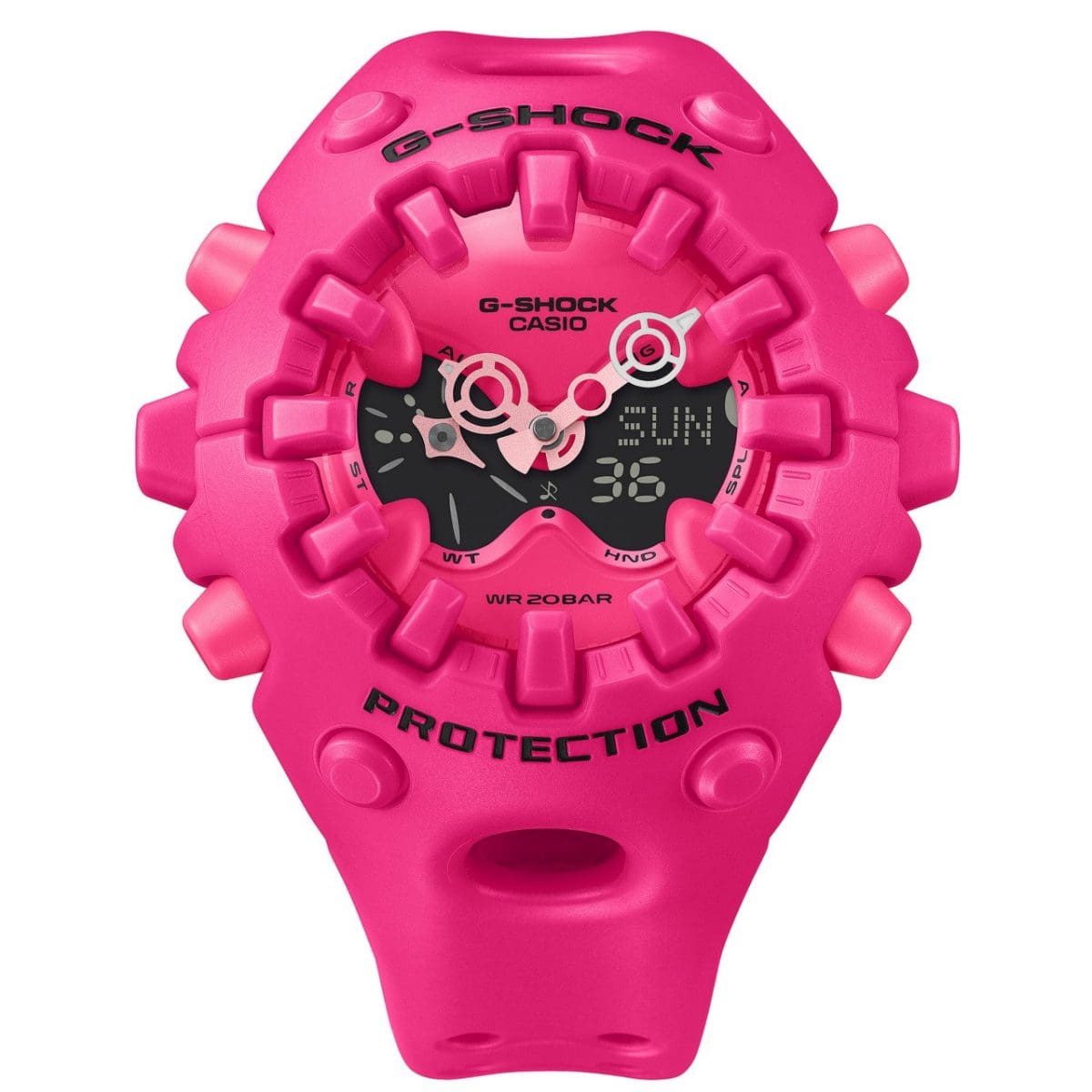 Casio G-Shock Analog-Digital Watch GAV01-4A Magenta-Black Sheep Skate Shop