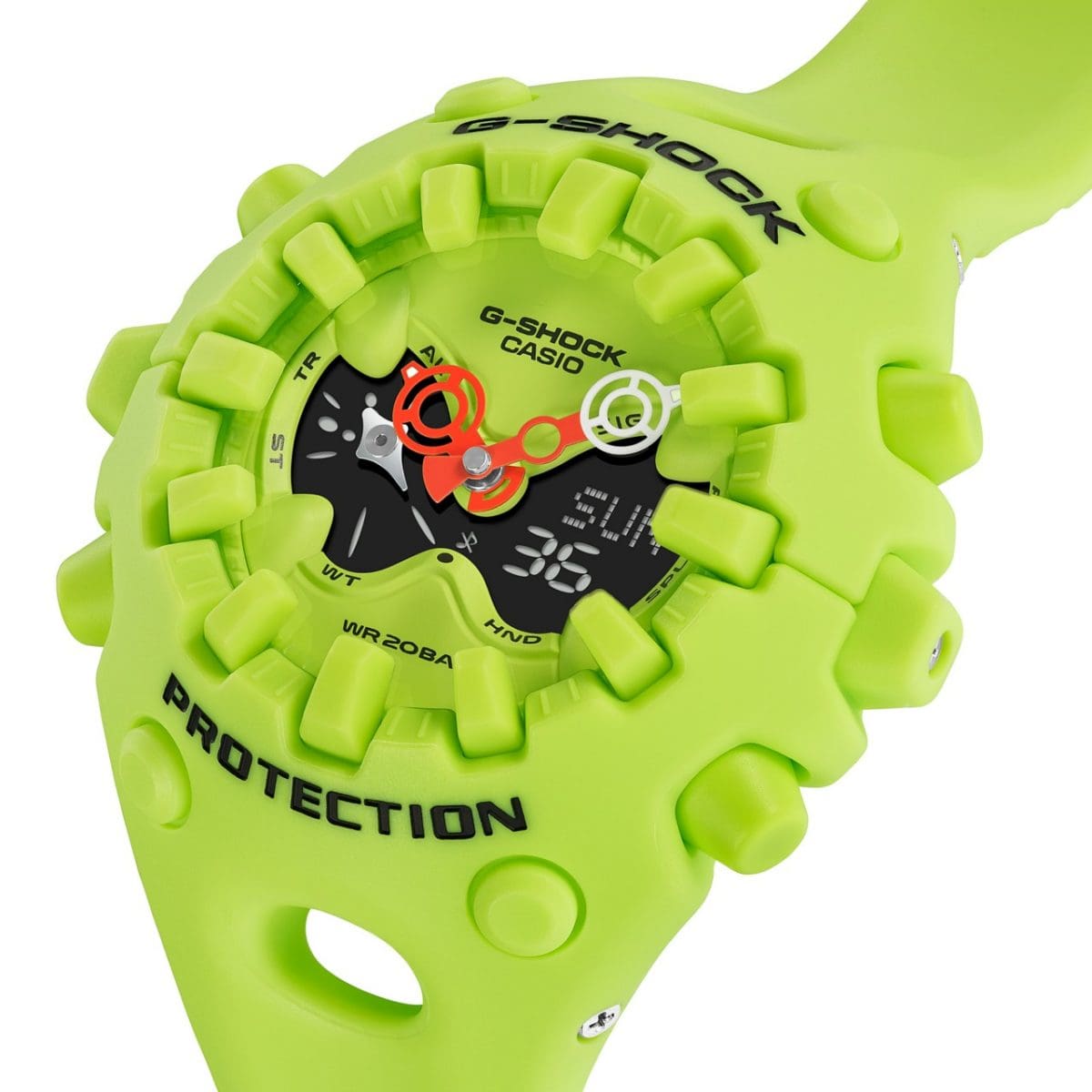 Casio G-Shock Analog-Digital Watch GAV01-9A Safety Yellow-Black Sheep Skate Shop