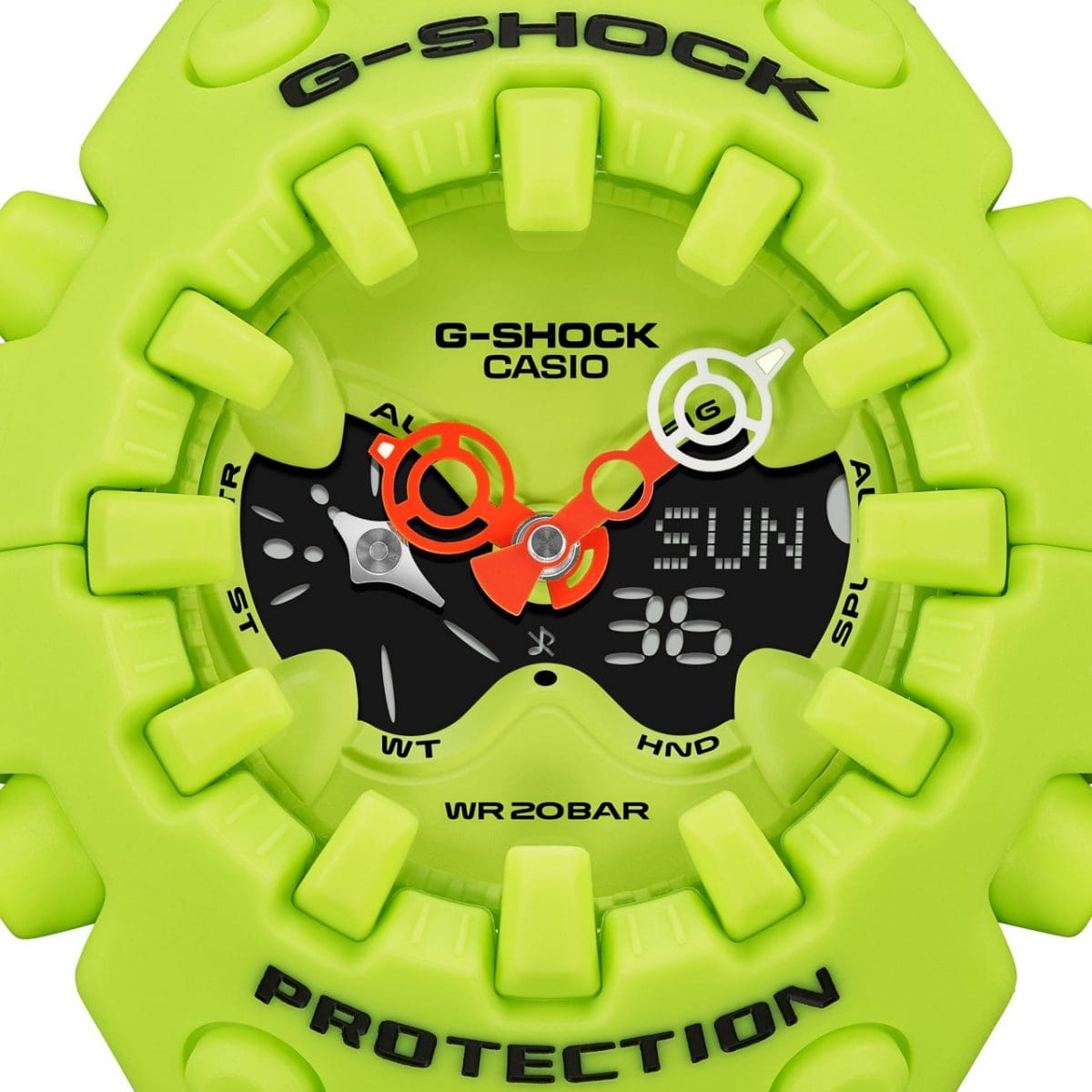 Casio G-Shock Analog-Digital Watch GAV01-9A Safety Yellow-Black Sheep Skate Shop