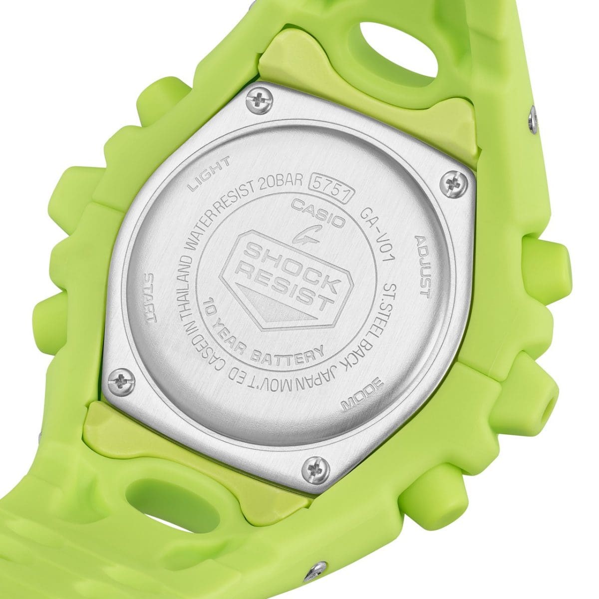 Casio G-Shock Analog-Digital Watch GAV01-9A Safety Yellow-Black Sheep Skate Shop