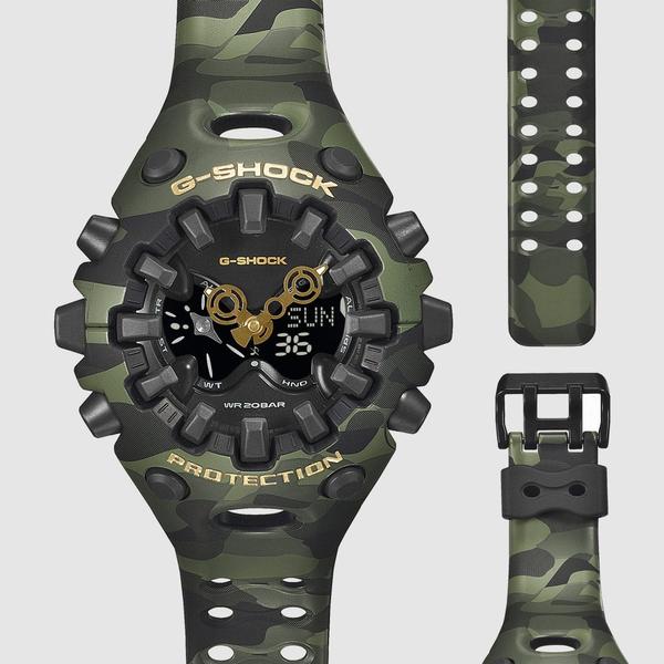 Casio G-Shock Analog-Digital Watch GAV01CMG-3A Camo-Black Sheep Skate Shop