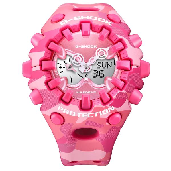 Casio G-Shock Analog-Digital Watch GAV01CMG-4A Pink Camo-Black Sheep Skate Shop
