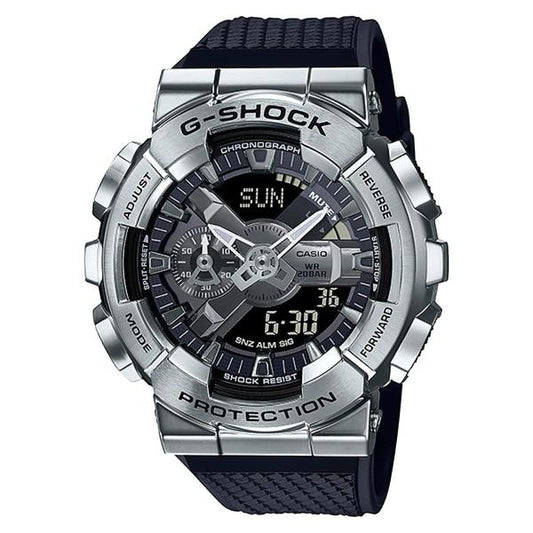 Casio G-Shock Analog G-Steel Watch GM110-1A-Black Sheep Skate Shop