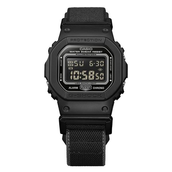 Casio G-Shock Digital Watch DW5600MNC-1 Black - Black Cloth Band-Black Sheep Skate Shop