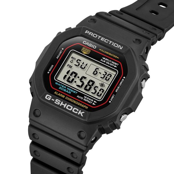 Casio G-Shock Digital Watch DW5600RL-1 Black - Red - Blue-Black Sheep Skate Shop