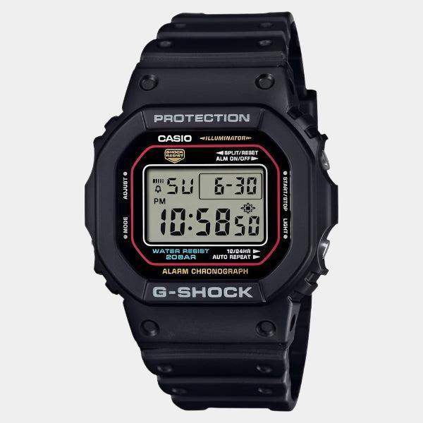 Casio G-Shock Digital Watch DW5600RL-1 Black - Red - Blue – Black