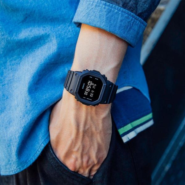 Casio G-Shock Digital Watch DW5600UBB-1 Black - Black-Black Sheep Skate Shop