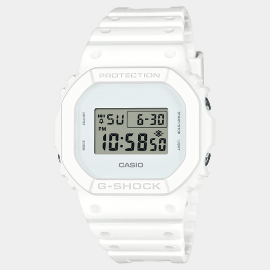 Casio G-Shock Digital Watch DW5600WW-7 White-Black Sheep Skate Shop