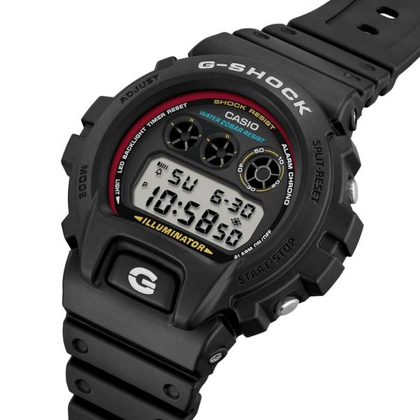 Casio G-Shock Digital Watch DW6900RL-1 Black - Red - Blue-Black Sheep Skate Shop