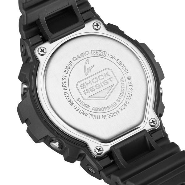 Casio G-Shock Digital Watch DW6900RL-1 Black - Red - Blue-Black Sheep Skate Shop