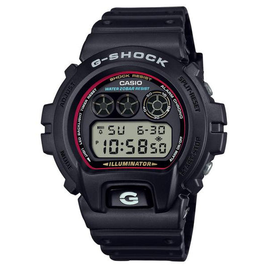 Casio G-Shock Digital Watch DW6900RL-1 Black - Red - Blue-Black Sheep Skate Shop