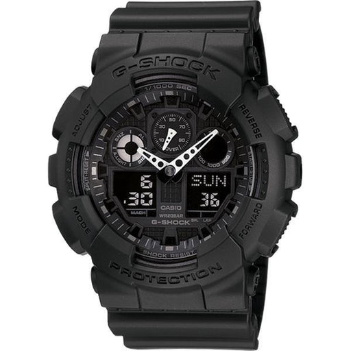 Casio G-Shock Digital Watch GA100-1A1 Black-Black Sheep Skate Shop