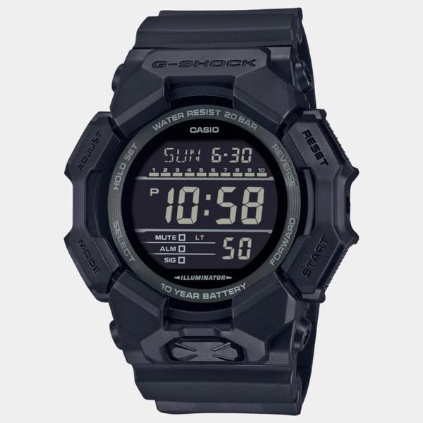 Casio G-Shock Digital Watch GD010-1A1 Black - Black-Black Sheep Skate Shop