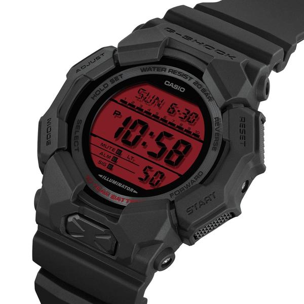 Casio G-Shock Digital Watch GD010BBR-1 Black - Red-Black Sheep Skate Shop