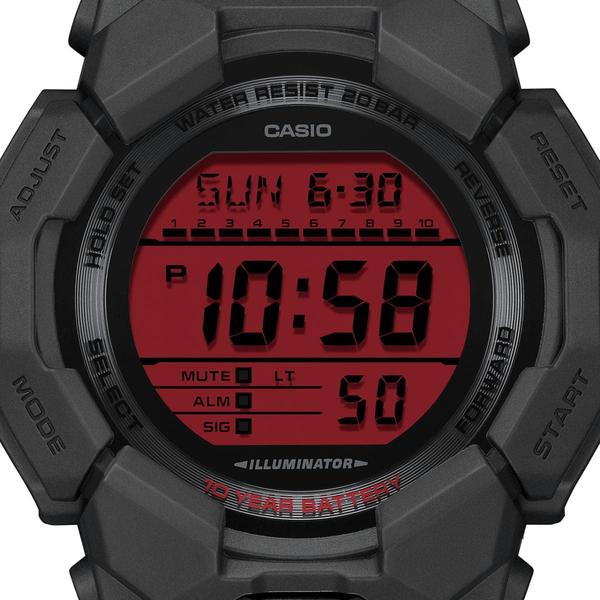 Casio G-Shock Digital Watch GD010BBR-1 Black - Red-Black Sheep Skate Shop