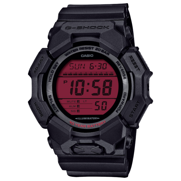 Casio G-Shock Digital Watch GD010BBR-1 Black - Red-Black Sheep Skate Shop