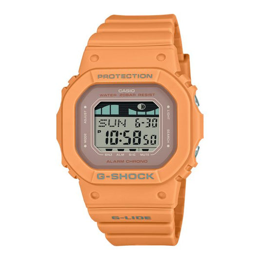 Casio G-Shock Digital Watch GLXS5600-4 Pale Orange-Black Sheep Skate Shop