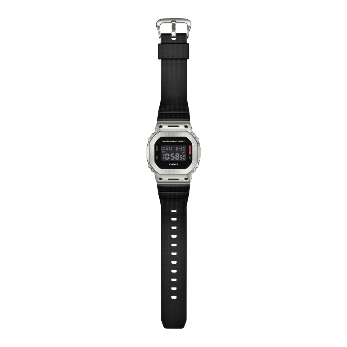 Casio G-Shock Digital Watch GM5600M-1 Silver - Black-Black Sheep Skate Shop
