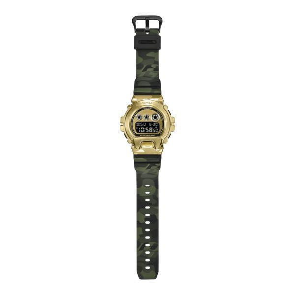 Casio G-Shock Digital Watch GM6900CMG-3 Gold - Camo-Black Sheep Skate Shop