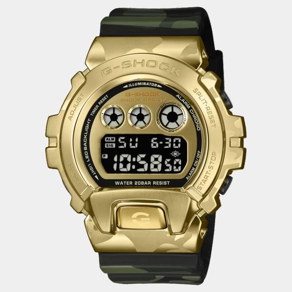 Casio G-Shock Digital Watch GM6900CMG-3 Gold - Camo-Black Sheep Skate Shop
