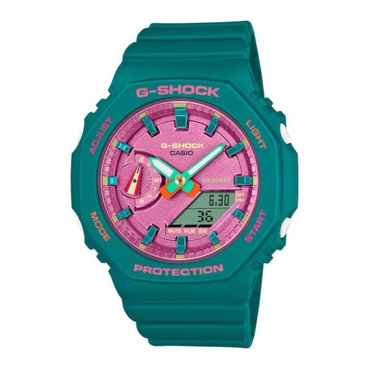 Casio G-Shock Digital Watch GMAS2100BS3A Teal - Pink-Black Sheep Skate Shop