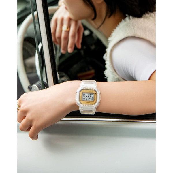 Casio g shock outlet clear gold