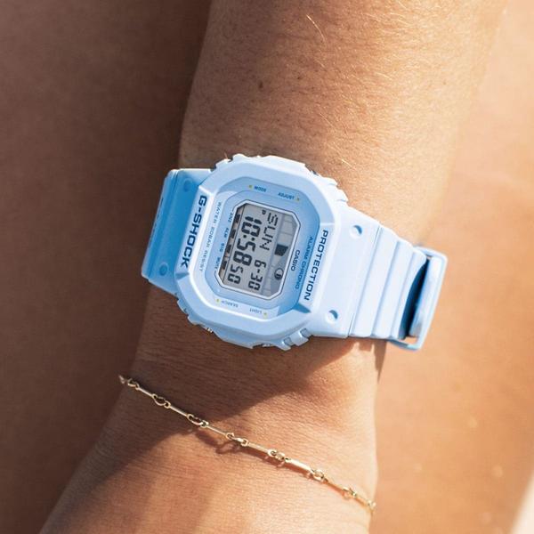 Casio G-Shock G-Lide Digital Watch GLXS5600-2 Light Blue-Black Sheep Skate Shop